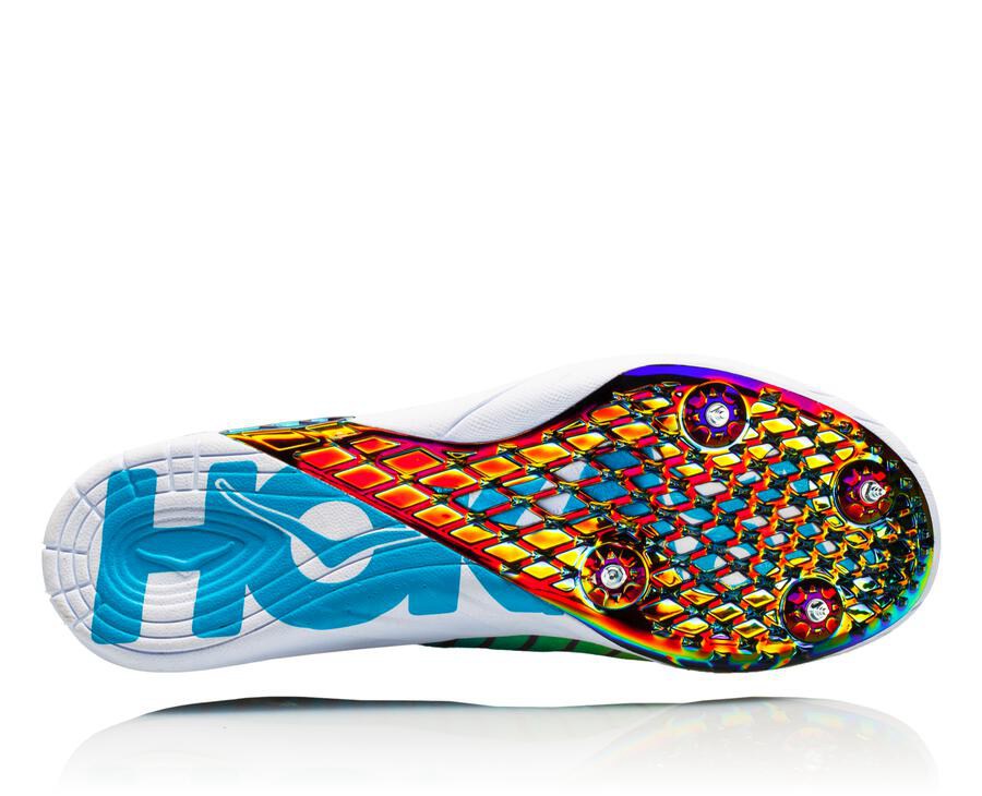 Spikes Atletismo Hoka One One Masculino Pretas/Branco - Speed Evo R - 259-MLVYXE